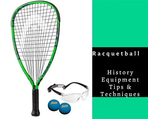 racquetball equipment needed
